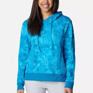 Sweat à capuche à sublimation de haute qualité 100% polyester Conception de logo personnalisé Personnaliser le sweat à capuche à sublimation pour les femmes - Product Image 4