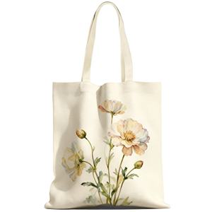 Sacs fourre-tout écologiques vierges pour sublimation en toile de polyester, imprimés sur mesure, réutilisables pour le shopping et l'épicerie, SILKZON INDUSTRY, à porter à l'épaule - Product Image 2