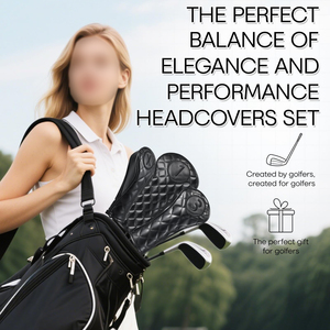 Vente en gros, fabrication OEM, logo brodé personnalisé, housses de tête de club de golf de haute qualité, imperméables, en cuir véritable - Product Image 3