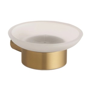 Porte-savon de salle de bain élégant en métal, support en acier inoxydable avec dossier surélevé - Product Image 3