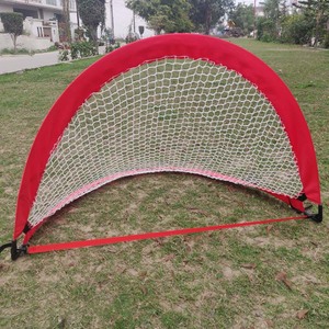 But de football pliable avec filet en maille PP robuste sans nœuds, but de football portable pour l'entraînement et la pratique - Product Image 5