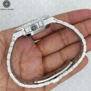 Charm Jewells – boîtier de montre de luxe en acier inoxydable, 40mm, mouvement mécanique analogique, date automatique, cadran lumineux, résistant à l'eau 10 bars - Product Image 4