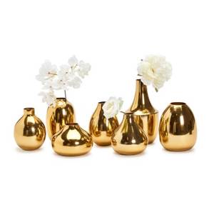 Juego de Seis Jarrones Modernos de Latón Dorado para Mesa, Piezas Decorativas para Diseño de Interiores del Hogar, para Regalo de Inauguración - Product Image 1