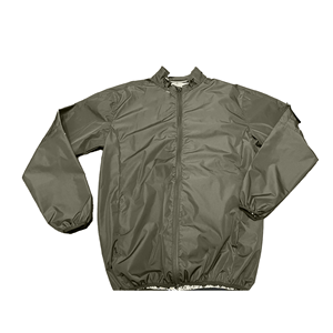 Men's Windproof <b>Racer</b> <b>Jacket</b> Solid Color Zipper Closure Casual Stand Collar Polyester Lightweight Spring Wear - Product Image 5