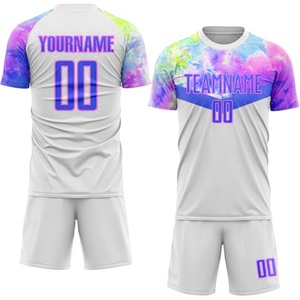 Adult Soccer Jersey Team Custom Uniforms for 2026 USA and Europe Market Breathable Printed Design <b>Kit</b> 2026 - Product Image 1