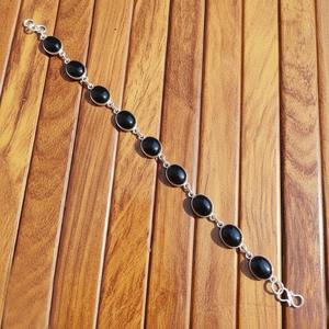 กำไลข้อมือทองเหลืองประดับอัญมณีธรรมชาติ ทำด้วยมือ เครื่องประดับคริสตัลบำบัด สำหรับโยคะ การทำสมาธิ ศาสนา และเครื่องประดับแฟชั่น - Product Image 3