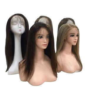 Peluca brasileña de encaje Frontal de cabello humano 100% Cabello alineado con cutícula de tamaño largo con encaje transparente - Product Image 1