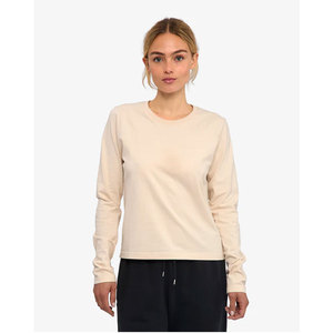 Camiseta de manga larga con cuello redondo para mujer, capa base deportiva, camiseta de manga larga con cuello redondo y diseño llamativo - Product Image 3