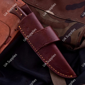 มีดดาบเหล็กดามัสกัสแบบดรอปพอยต์สำหรับล่าสัตว์และตั้งแคมป์กลางแจ้ง ปี 2025 ขายดี ด้ามจับไม้พะยูงธรรมชาติ ออกแบบตามหลักสรีรศาสตร์ - Product Image 3