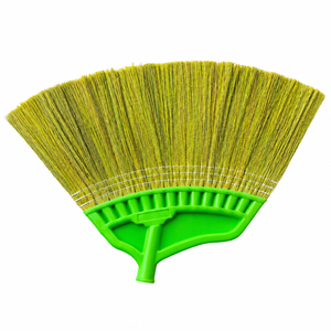 Natural Plant <b>Material</b> Soft Bristle Handheld <b>Sewing</b> Broom Replacement Head Eco-Friendly Indoor Outdoor Floor Cleaning Indonesian - Product Image 1