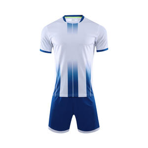 ชุดฟุตบอล เสื้อทีมฟุตบอล ชุดแข่งขันครบชุด เสื้อท็อปส์ โพลีเอสเตอร์ 100% ป้องกันแบคทีเรีย ยืดหยุ่น ระบายอากาศ แห้งเร็ว ไม่มีรีวิว - Product Image 3