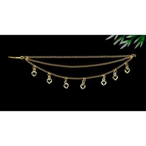 Cadena de oreja chapada en oro de nuevo diseño para compromiso estilo de regalo de boda Ideas tradicionales indias para ocasiones festivas de boda - Product Image 3