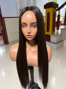 Perruque Lace Front HD 13x4 Lisse en Cheveux Remy Double Drawn, Longue, Bonnet Petit, Densité 250%, Couleurs et Longueurs Personnalisables, Vente en Gros - Product Image 3