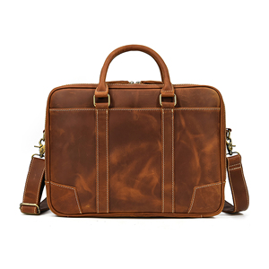 Porte-documents en cuir pleine fleur pour homme, sacoche professionnelle pour ordinateur portable, sac de voyage personnalisé, sac messager pour le travail - Product Image 6