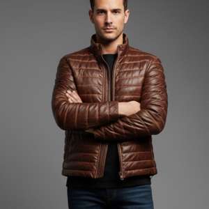 Blouson d'hiver matelassé pour homme, imperméable, coupe-vent, à capuche, personnalisable, conçu pour la vente en gros mondiale - Product Image 2