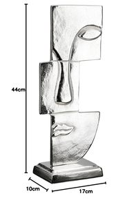 45 cm Height 13 cm Jaffs Exports Handmade Eco-Friendly Durable Aluminium Fish Sculpture Modern Circular Coastal <b>Decor</b> Tabletop - Product Image 3