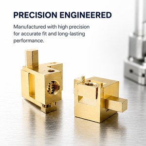 Connecteur fileté en acier inoxydable/laiton de qualité supérieure, usinage CNC personnalisé, brochage pour l'usinage de métaux résistants à la corrosion - Product Image 2