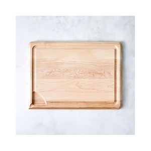 Planche à découper ronde en bois avec poignée, planche de service rayée pour fromage, taille et forme personnalisables - Product Image 6