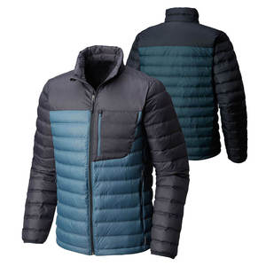 Veste d'hiver légère et chaude pour homme, avec logo et taille personnalisés, en duvet de canard, couleur unie, style doudoune matelassée. - Product Image 5