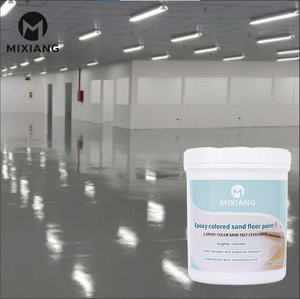Sand-colored epoxy <b>floor</b> coating | Liquid, self-leveling, bright colors, waterproof, pressure resistant, UV resistant - Product Image 1