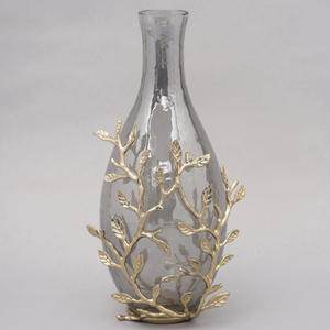 Decoración Moderna para el Hogar, Florero de Metal de Hierro, Florero Decorativo Grande de Aluminio, Floreros de Piso - Product Image 6