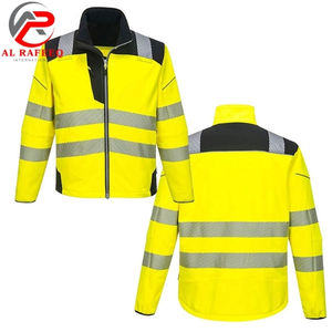 Chaqueta Softshell de Alta Visibilidad 2026, Impermeable, de Poliéster, Ropa de Trabajo de Seguridad con Logotipo Personalizable - Product Image 1