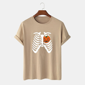 T-shirt unisexe 100% coton écologique à séchage rapide, logo personnalisable, graphique 3D DTG, impression sur écran pour manches courtes, personnalisation sur mesure - Product Image 3