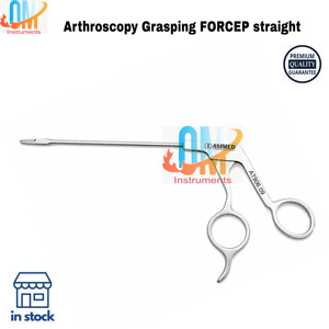 Pinzas de agarre para artroscopia rectas de 13 cm de longitud de trabajo, instrumento quirúrgico ortopédico de acero inoxidable de calidad alemana premium - Product Image 3