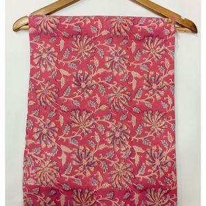 Tela de Algodón Cambray Estampada a Bloques 60x60, Tela de Algodón con Estampado Tradicional Jaipuri - Product Image 1