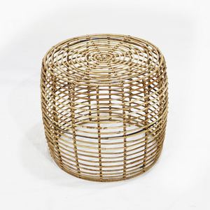 Mesa de Jardín Plegable Comehome de Ratán para Exteriores, Práctica y Cómoda - Product Image 4