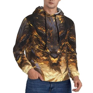 Sudaderas con Capucha Personalizadas al por Mayor para Hombre, Tallas Grandes, con Impresión Digital y Sublimación, Forro Polar Ecológico, Ropa de Invierno - Product Image 4