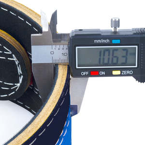 Ceinture de Soutien Lombaire Classique Personnalisable en Caoutchouc Naturel pour Musculation avec Boucle Double Ardillon en Acier – Choix de Couleurs - Product Image 3