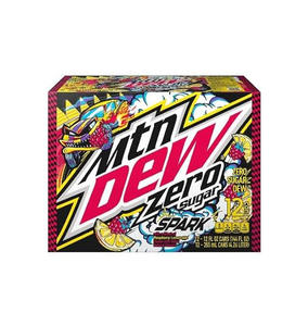 Mountain Dew Spark à la framboise et au citron, très demandé, 12 oz - Vente en gros en grande quantité pour la vente au détail et l'hôtellerie - Product Image 4