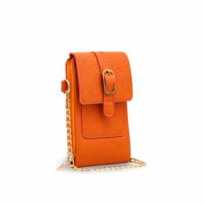 Pochette décontractée orange P97494 pour sacs-cadeaux personnalisés - Product Image 2
