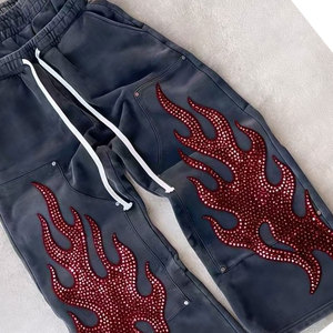 Custom Double Layer <b>Oversized</b> Baggy Sweatpants Men Heavyweight Loose Fit Streetwear <b>Joggers</b> - Product Image 5