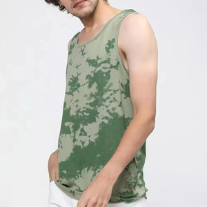 เสื้อกล้ามกล้ามแขนกุดสำหรับผู้ชาย, เสื้อกล้ามแนวสตรีทผ้าคอตตอนใส่เล่นกีฬา - Product Image 2