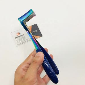 Alicate para extensiones de cabello de Plasma arcoíris de alta calidad, logotipo personalizado ecológico, cinta de acero inoxidable de silicona, herramienta de peinado de pago - Product Image 5