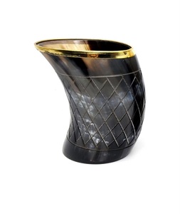 Natural Buffalo Horn Shot <b>Vodka</b> Tequila Mini <b>Glasses</b> Eco-Friendly Handmade Modern New Year Drinking Cup - Product Image 3