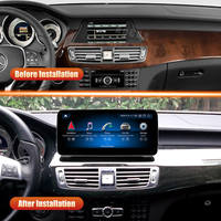 AuCar 10.25''/12.3'' Pemutar Video Mobil Android 13 GPS Navigasi untuk Mercedes-Benz CLS-Class-GTN 4.5 2016-2019 Radio Stereo Mobil