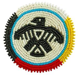 Posavasos de cuentas de vidrio hechas a mano con detalles artísticos, perfectos para uso diario, eventos especiales y regalos. - Product Image 4