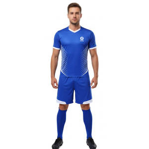 Uniforme de Fútbol Personalizado de Alta Calidad, Uniforme de Fútbol de Color Personalizado 100% Poliéster para Venta en Línea - Product Image 1