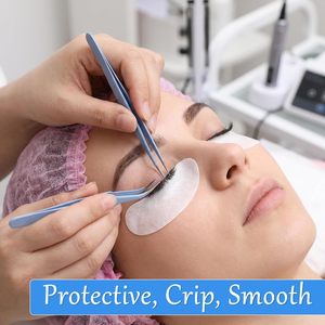 Juego de 6 Pinzas de Acero Inoxidable, Rectas y Curvas, 3 Colores, Pinzas de Precisión para Extensiones de Pestañas, Arte de Uñas y Manualidades - Product Image 3