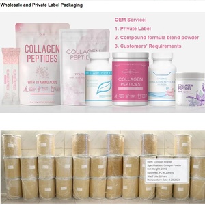 卸売バルク100% 純粋な加水分解コラーゲン粉末ペプチドスキンケアに最適なコラーゲン粉末 - Product Image 3