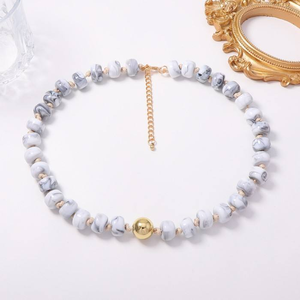 YW Fashion - Cuentas de Resina Plástica de Doble Capa con Forma Irregular, Material de Resina Plástica, Joyería Fina - Product Image 1