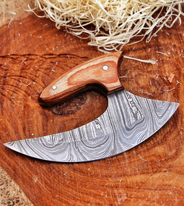 Steel Pizza Cutting <b>Edge</b> For Pizza Damascus Steel Pizza Axe Premium <b>Cutter</b> Handmade Kitchen Tool Comfortable Grip Durable - Product Image 3