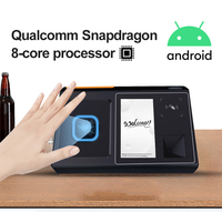 Kiosque de paiement intelligent multi-mode à reconnaissance de veine palmaire pour intérieur Leshunxinke, OS Android, 2 Go de RAM DDR3, résolution 1280x800, lecture de cartes et code