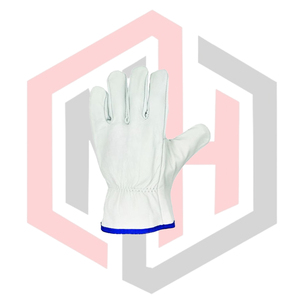 Gants de travail en cuir de chèvre, flexibles, respirants, sans silicone, résistants aux déchirures, résistants à l'usure, isolants thermiquement, antistatiques - Product Image 3