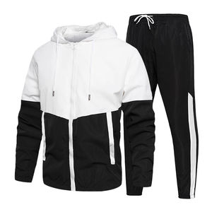 Sweat à capuche de sport personnalisable pour homme avec logo brodé, en polyester et coton, taille élastique, idéal pour la course et l'entraînement, vente en gros - Product Image 1