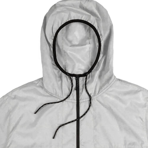 Chaqueta Cortavientos Ligera con Capucha y Cierre Completo NESTA SPORTS con Logotipo Personalizado, Chaqueta Deportiva Impermeable para Senderismo (Unisex) - Product Image 2