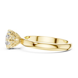 Anillo de Diamante Moissanita de Plata de Ley 925 a Precio de Fábrica, Proveedor de Joyería de Compromiso al por Mayor - Product Image 2